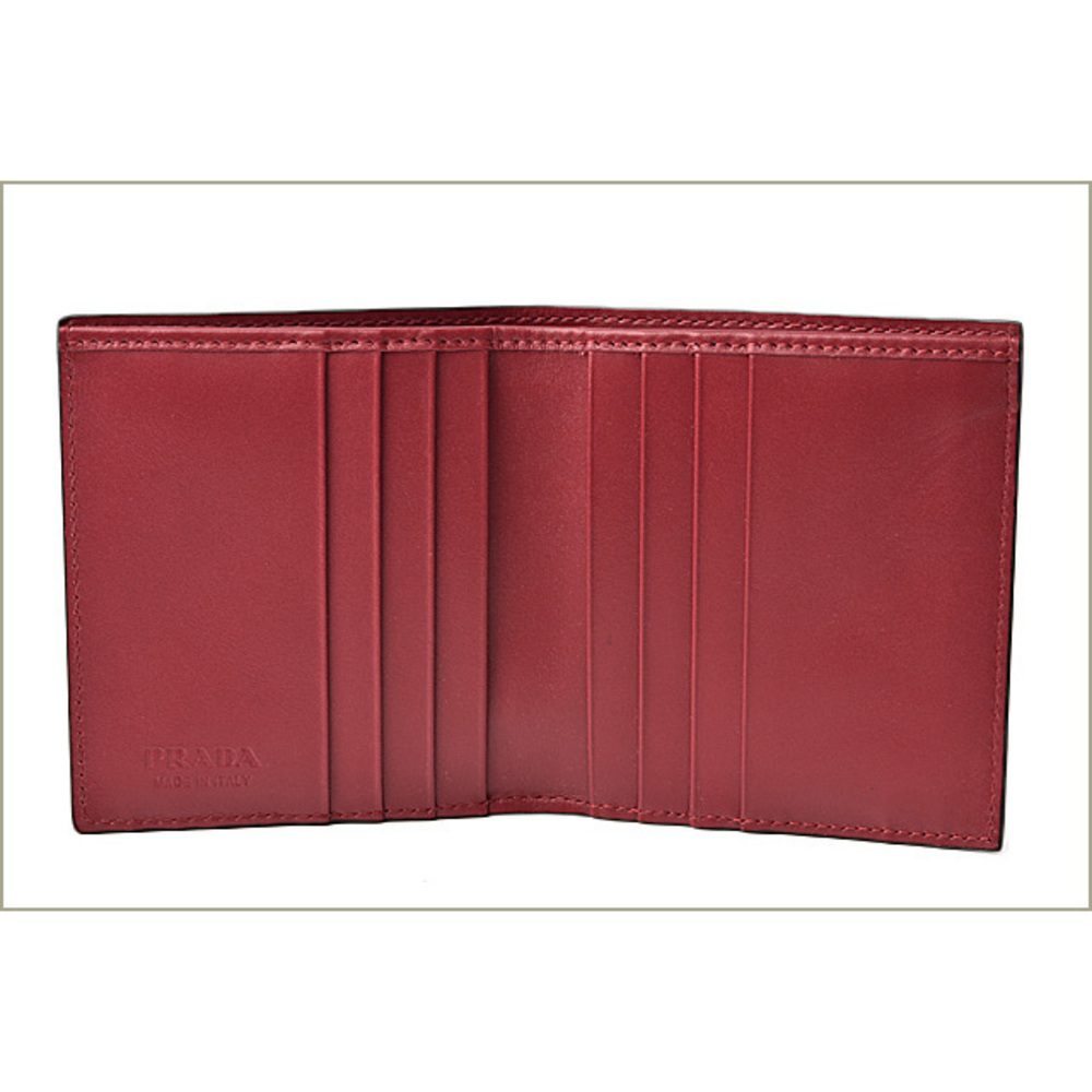 Prada Folding Wallet Black Ruby - image 5